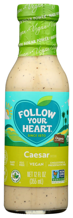 FOLLOW YOUR HEART: Organic Vegan Caesar Salad Dressing, 12 oz