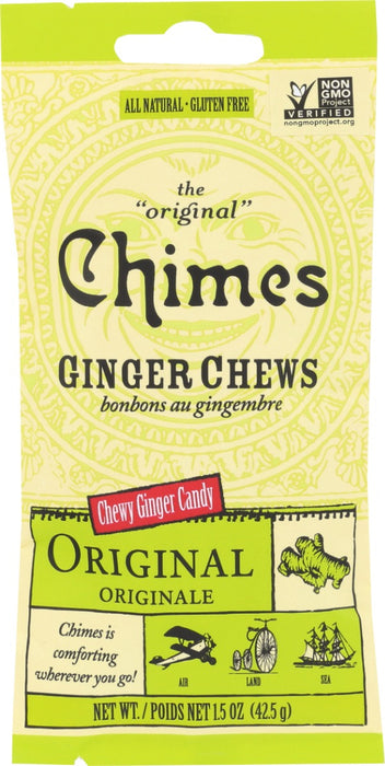 CHIMES: Ginger Chews Original Bag, 1.5 oz