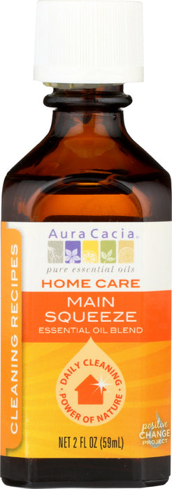 AURA CACIA: Essential Oil Home Care Main Squeeze, 2 oz