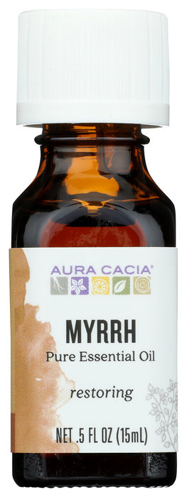 AURA CACIA: 100% Pure Essential Oil Myrrh, 0.5 Oz