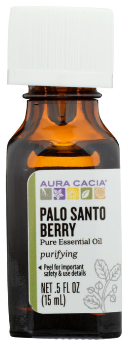 AURA CACIA: Palo Santo Berry Essential Oil, 0.5 oz