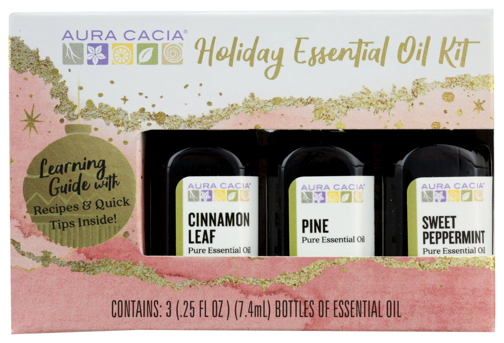 AURA CACIA: Oil Holiday Kit, 0.75 oz