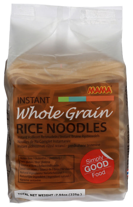 MAMA: Noodles Rice Whole Grain, 225 GM