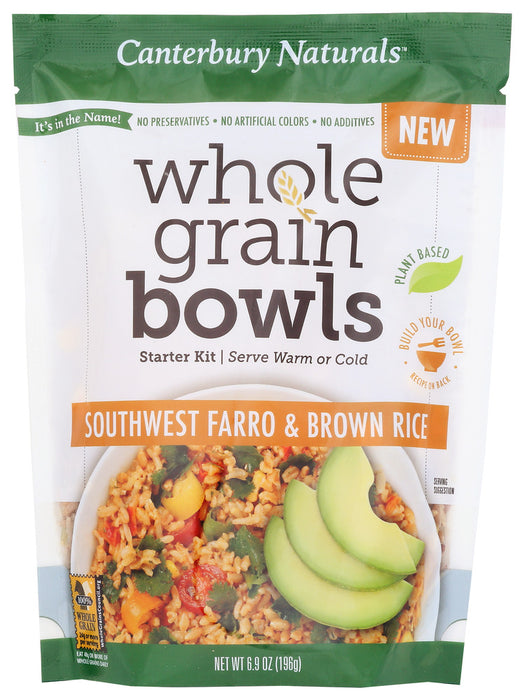 CANTERBURY NATURALS: Southwest Farro & Brown Rice Whole Grain Bowls, 6.9 oz