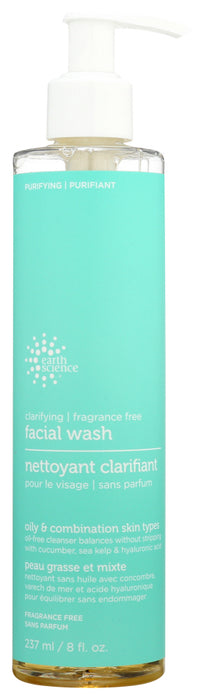 EARTH SCIENCE: FACIAL WASH CLRFYNG FRAG (8.000 OZ)