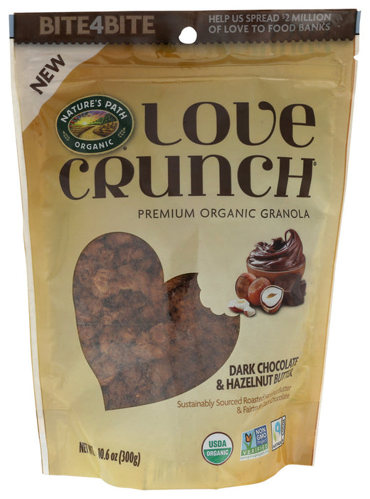 NATURES PATH: Love Crunch Dark Chocolate and Hazelnut Butter, 10.6 oz