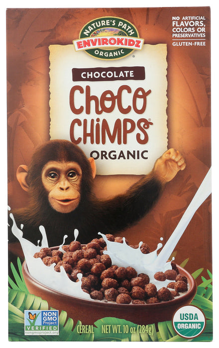 ENVIROKIDZ: Organic Chocolate Choco Chimps Cereal, 10 oz