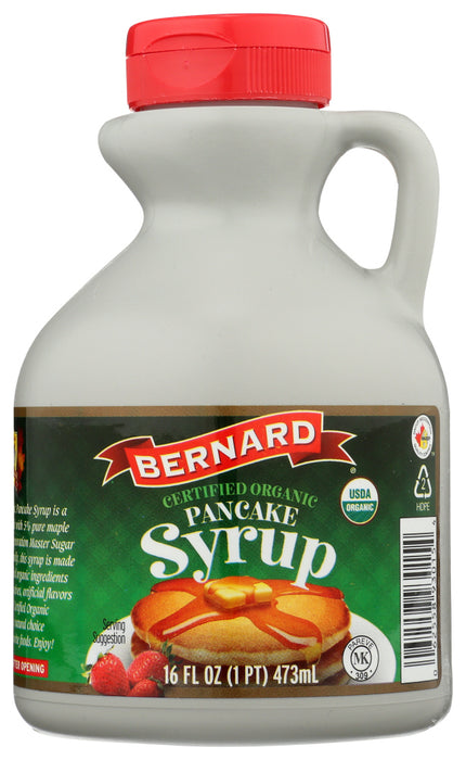 BERNARD: Organic Pancake Syrup, 16 fo
