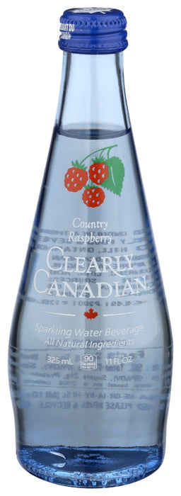CLEARLY CANADIAN: Country Raspberry Sparkling Water, 11 fo