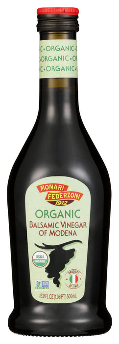 MONARI: Organic Balsamic Vinegar Of Modena, 16.9 oz