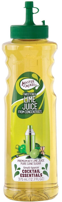 MASTER OF MIXES: Cocktail Essentials Sweetened Lime Juice, 12.7 oz