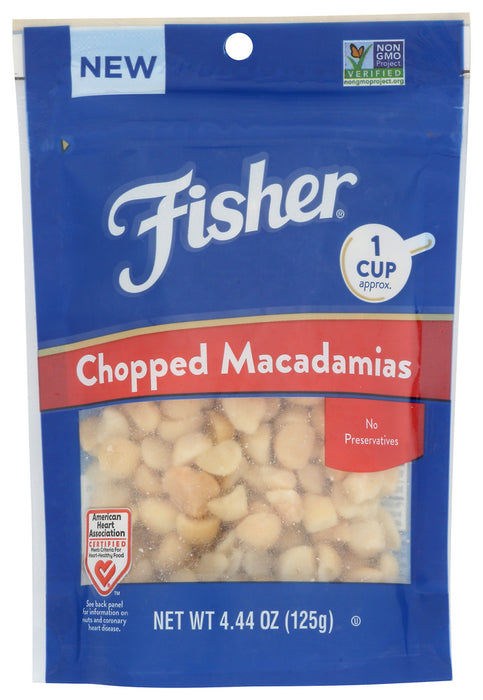 FISHER: Nuts Macadamia Chop, 4.44 oz
