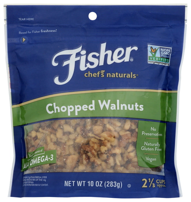FISHER: Chopped Walnuts, 10 oz