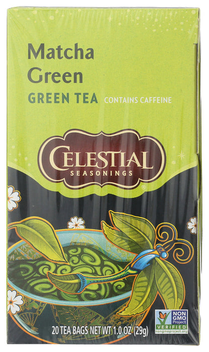 CELESTIAL SEASONINGS: Green Matcha Tea, 20 bg