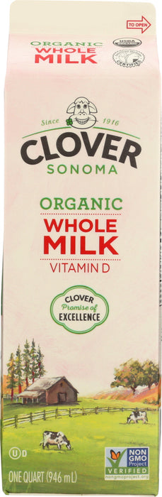 CLOVER SONOMA: Milk Vitamin D Quart, 32 oz