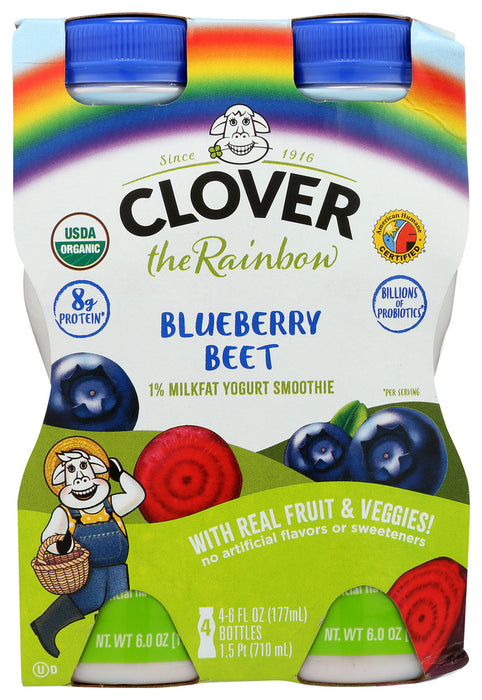 CLOVER SONOMA: Blueberry Beet Yogurt Smoothie, 24 oz