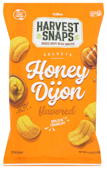 HARVEST SNAPS: Snack Selects Honey Dijon, 4.2 OZ