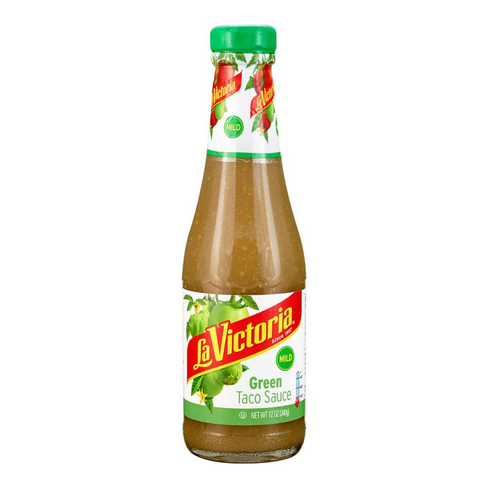 LA VICTORIA: Mild Green Taco Sauce, 12 oz