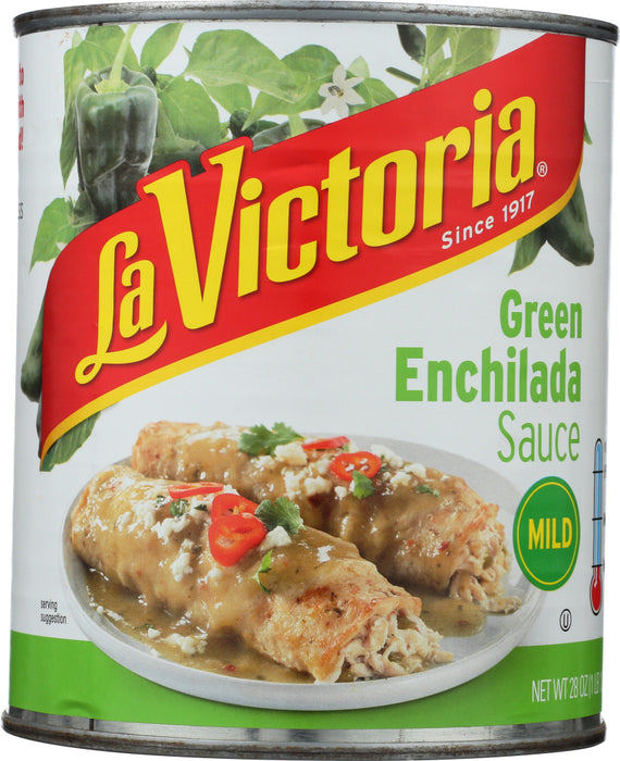 LA VICTORIA: Sauce Enchlda Mild Grn Chili, 28 oz