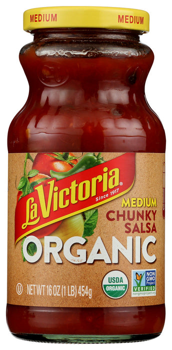 LA VICTORIA: Salsa T&C Med Org, 16 oz