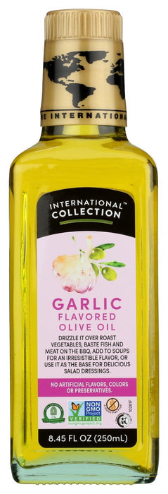 INTERNATIONAL COLLECTION: Oil Olive Garlic, 8.45 oz