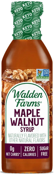WALDEN FARMS: Maple Walnut Syrup Sugar Free Calorie Free, 12 fl oz
