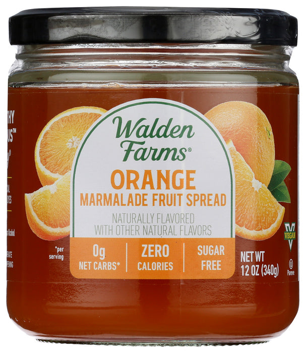 WALDEN FARMS: Calorie Free Fruit Spread Orange Marmalade, 12 oz