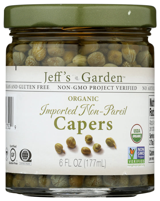 JEFF'S NATURALS: Imported Non Pareil Capers, 6 oz