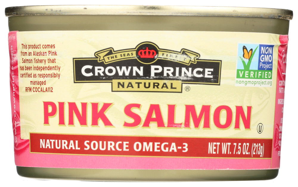 CROWN PRINCE: Natural Alaskan Pink Salmon, 7.5 oz