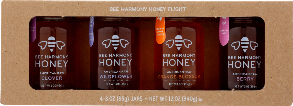 BEE HARMONY: Honey Flight American Gift Set, 12 oz