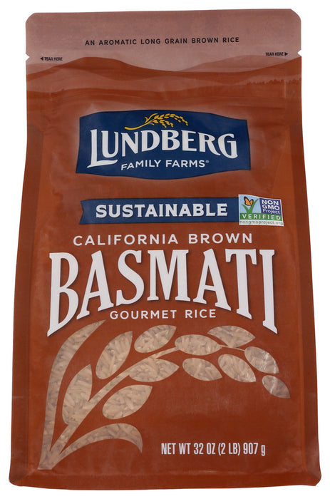 LUNDBERG: California Brown Basmati Rice, 2 lb
