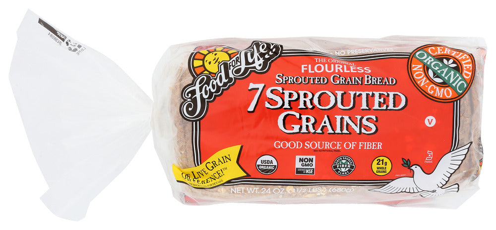 FOOD FOR LIFE: Organic 7 Key Sprouted Whole Grain Bread, 24 oz