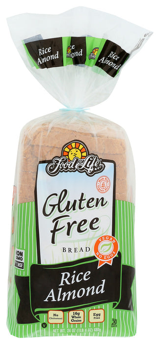 FOOD FOR LIFE: Wheat and Gluten Free Rice Almond Bread, 24 oz