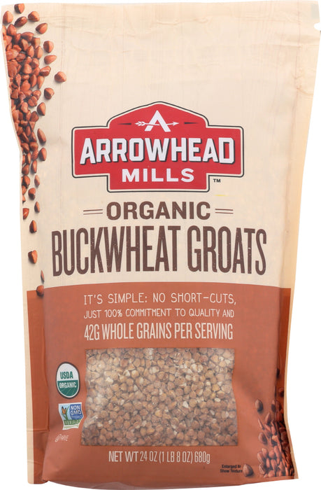 ARROWHEAD MILLS: Organic Buckwheat Groats, 24 oz