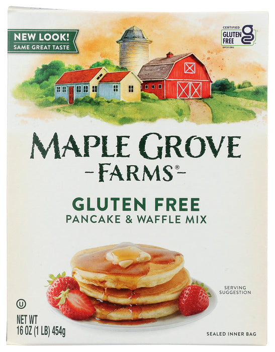 MAPLE GROVE: Farms Gluten Free Pancake and Waffle Mix, 16 oz