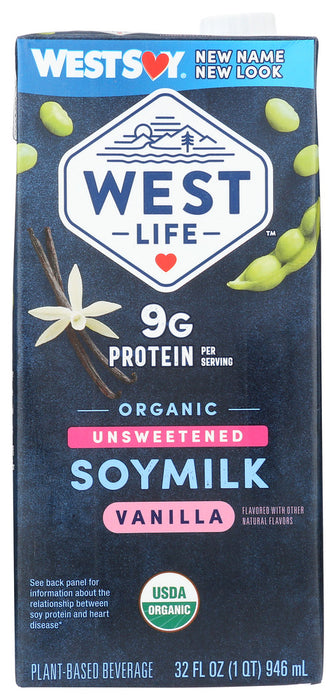 WESTSOY: Soymilk Unswt Vnla Org, 32 fo