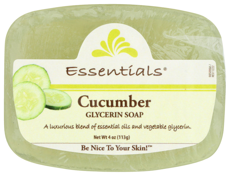 CLEARLY NATURAL: Cucumber Pure & Natural Glycerine Soap, 4 oz