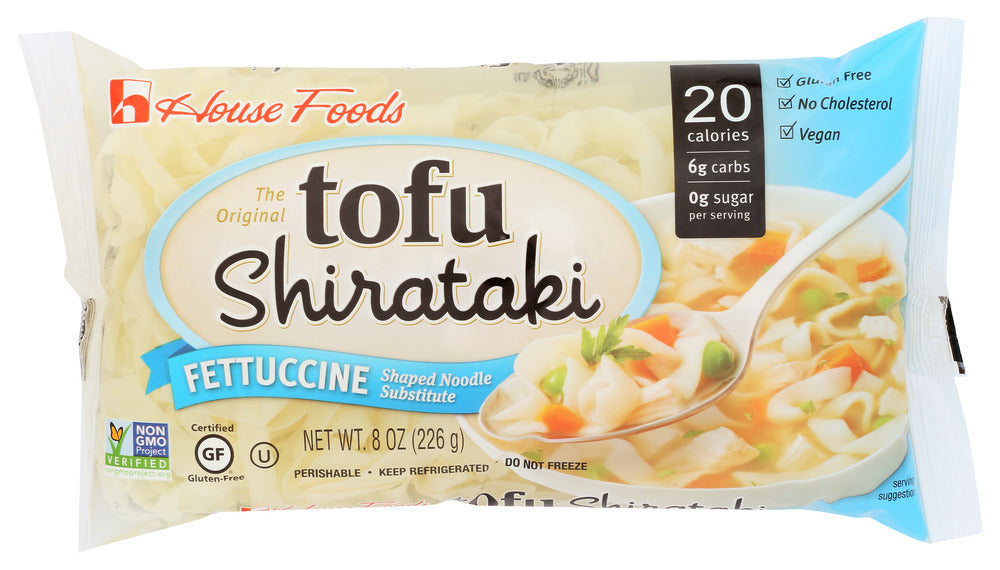 HOUSE FOODS: Tofu Shirataki Fettuccine Shaped Tofu, 8 oz