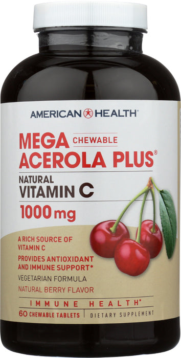 AMERICAN HEALTH: Mega Acerola 1000 mg, 60 tb