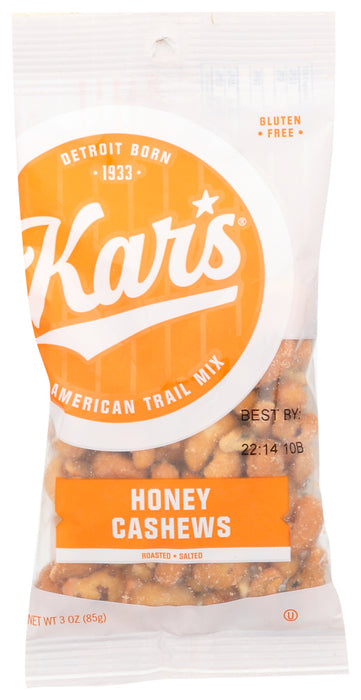 KARS: Honey Roasted Cashews, 3 oz