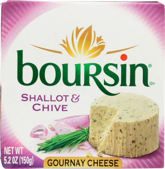 BOURSIN: Shallot & Chive Gournay Cheese, 5.2 oz