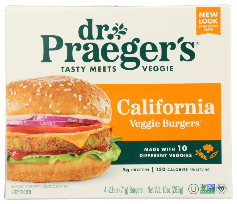 DR. PRAEGER'S: California Veggie Burgers, 10 oz