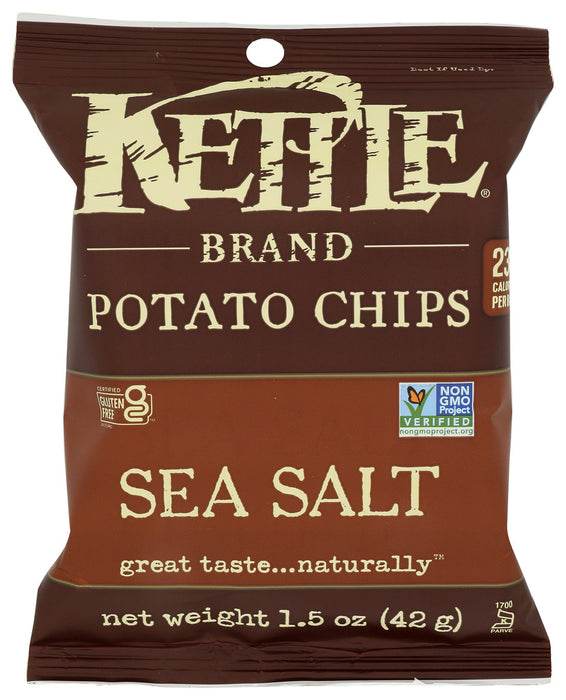 KETTLE FOODS: Potato Chips Sea Salt, 1.5 oz