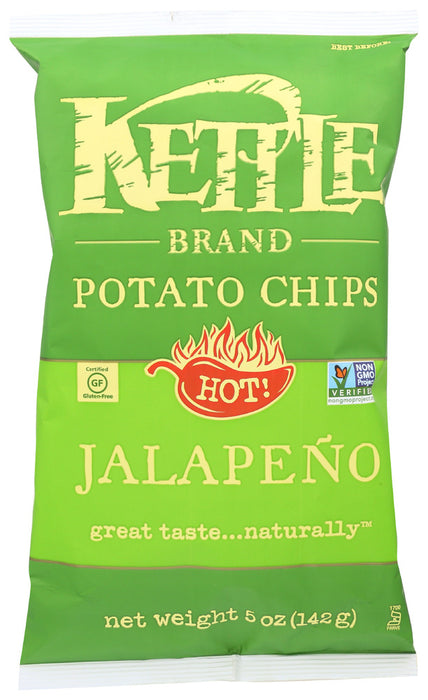 KETTLE FOODS: Potato Chips Jalapeno, 5 oz