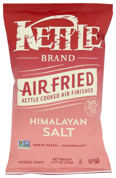 KETTLE FOODS: Air Fried Himalayan Salt Potato Chips, 4.25 oz
