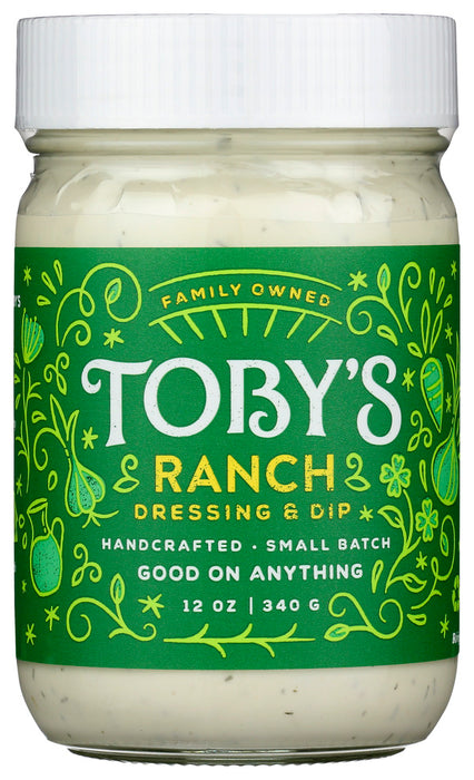 TOBYS: Ranch Dressing And Dip, 12 oz