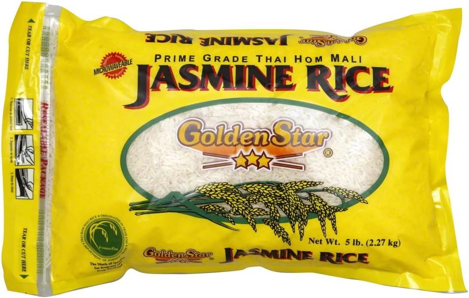 GOLDEN STAR: Jasmine Rice Premium, 5 lb