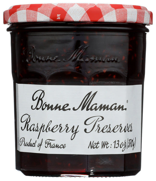 BONNE MAMAN: Raspberry Preserves, 13 oz