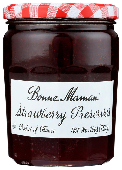BONNE MAMAN: Preserves Strawberry, 26 OZ
