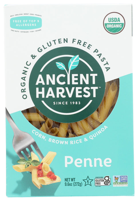 ANCIENT HARVEST: Organic Gluten Free Quinoa Penne, Non GMO, 8 Oz